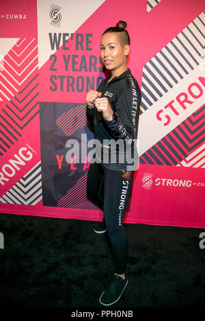 NNew York, NY, USA. Sept 25, 2018.  Ai Lee Syarief  attends Strong By Zumba To Celebrate The High-Intensity Workouts's 2 Year Anniversary. Alamy Live News/ Sppider Stock Photo