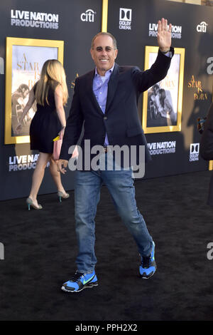 Los Angeles, California. 24th Sep, 2018. Jerry Seinfeld attending the 'A Star Is Born' premiere at The Shrine Auditorium on September 24, 2018 in Los Angeles, California. | usage worldwide Credit: dpa/Alamy Live News Stock Photo