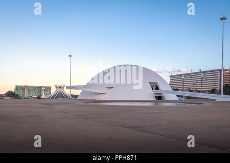 Brasilia City - Brasilia, Distrito Federal, Brazil Stock Photo