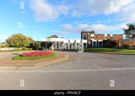 Holiday Inn entrance exterior , Garforth, Leeds , West Yorkshire Stock Photo