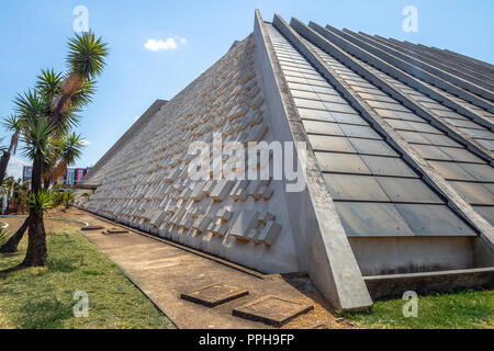 Claudio Santoro National Theater - Brasilia, Distrito Federal, Brazil Stock Photo