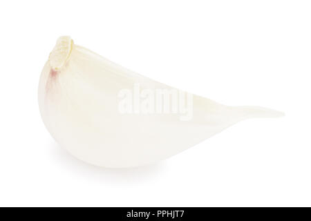 fresh garlic clove, isolated on white background Stock Photo