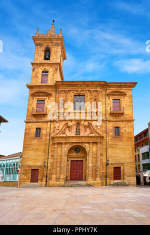 Oviedo in Asturias San Isidro Real church of Spain Stock Photo