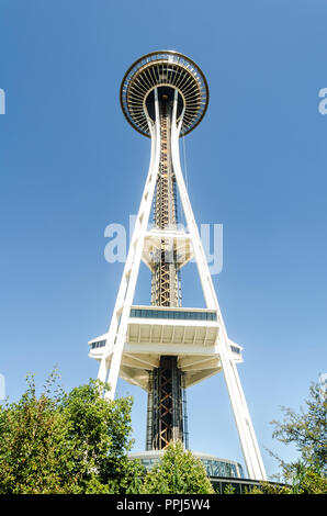 Seattle Space Needle Stock Photo