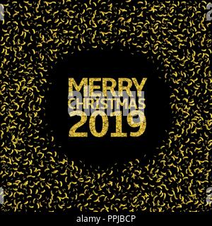 Merry Christmas 2019 Stock Vector