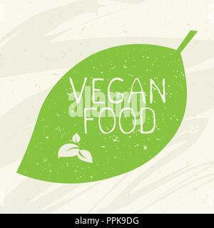 Vegan food label icon emblem.Natural product 100 bio healthy organic label and high quality product badges. Eco, 100 bio and natural food product icon. Emblem for cafe. Vector Stock Vector