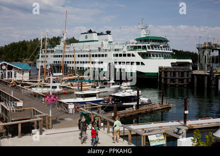 Friday Harbor, Suan Juan Island, Washington State, USA Stock Photo