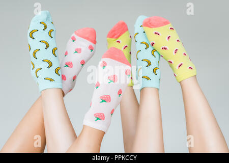 Cute girls feet in socks
