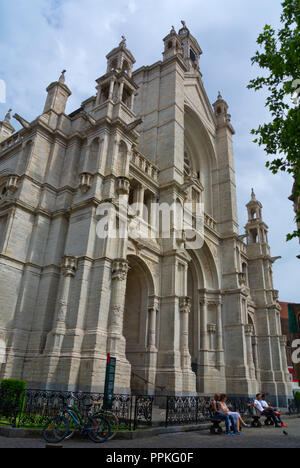 Eglise Sainte-Catherine, Place Sainte-Catherine, Brussels, Belgium Stock Photo