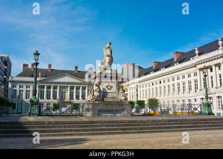 Place des Martyrs, Martelaarsplaats, Brussels, Belgium Stock Photo