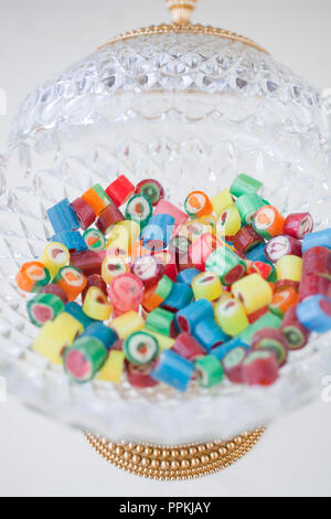 handmade candies in a crystal box Stock Photo - Alamy