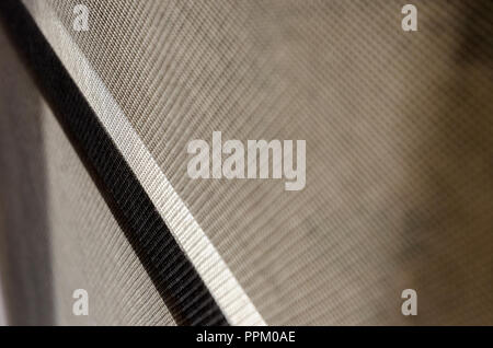 abstract. close a piece of mosquito net on the window of the house. bokeh Stock Photo