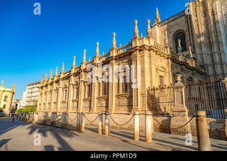 Seville Cathedral, Spain - The Cathedral of Saint Mary of the See is a UNESCO World Heritage Site Stock Photo
