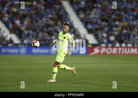 Leganes, Madrid, Spain. 26th Sep, 2018. Ivan Rakiti? (FC Barcelona) during the La Liga match between CD Leganes and FC Barcelona at Butarque Stadium in Leganes. Credit: Manu Reino/SOPA Images/ZUMA Wire/Alamy Live News Stock Photo