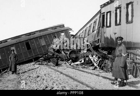 Borki train disaster 2. Stock Photo