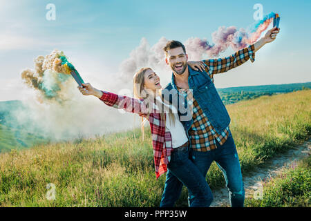7+ Hundred Couple Smoke Bombs Royalty-Free Images, Stock Photos & Pictures