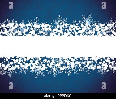 Christmas background with beautiful snowflakes Stock Vector Image & Art ...