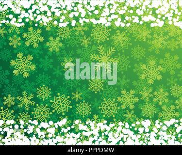 Christmas background with beautiful snowflakes Stock Vector Image & Art ...