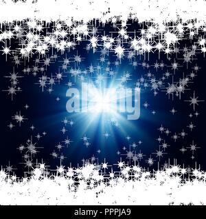 Abstract blue background. Vector Illustration Stock Vector