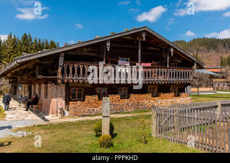 Open Air Museum, Freienau, Bavaria, Germany Stock Photo