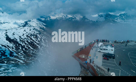 Viewpoint, Dalsniba, Geiranger Fjord, More og Romsdal, Norway Stock Photo