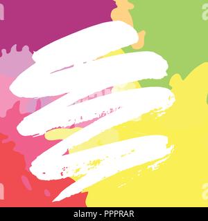 Vector illustration. Background of colored multicolored spots Stock Vector