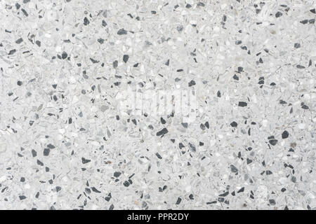 Black and white dots alternate of white marble background, marble texture. Stock Photo