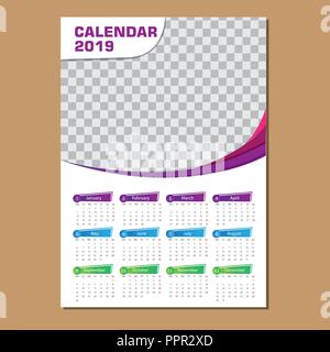 Business abstract vector template. Brochure design, cover modern layout, annual report, poster, flyer in A4 with colorful triangles, geometric shapes Stock Vector
