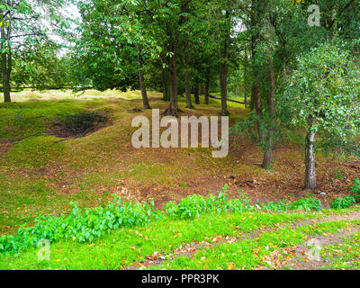 Hill 60 near Ypres in Belgium Stock Photo