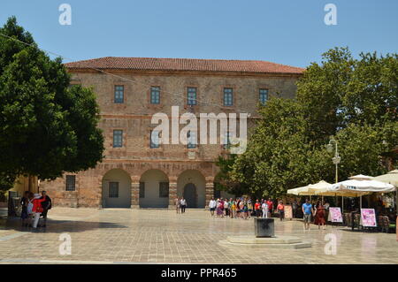 Museum Archaeological In a Nauplion Square. Architecture, Travel, Landscapes, Cruises. July 8, 2018. Nauplion Argolida Greece. Stock Photo