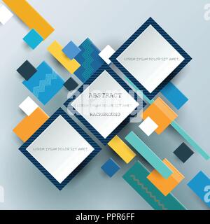 Illustration vector of cool abstract geometric background. Blank simple geometry, triangle shape. Composition pattern design for your content, busines Stock Vector