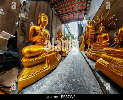 Buddha statues in Bangkok, Thailand Stock Photo