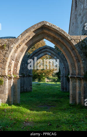 Old St Leonards Church, Sutton Veny, Wiltshire, Uk Stock Photo