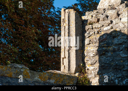 Old St Leonards Church, Sutton Veny, Wiltshire, Uk Stock Photo