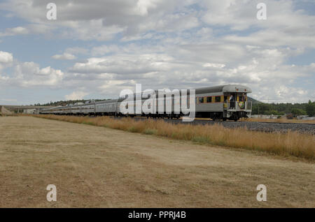 Passenger train to the Grand Canyon, Williams Arizona Stock Photo