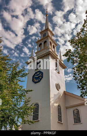 Trinity Church ,a historic parish church in Newport ,Rhode Island ,USA Stock Photo
