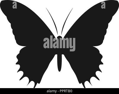 Butterfly silhouette logo icon design template vector Stock Vector