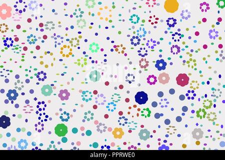 Abstract geometric background with circles or ellipses. Vector illustration graphic. Stock Vector