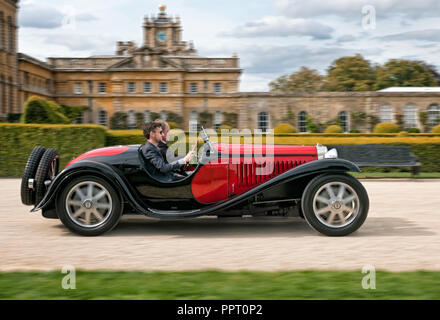 1933 Bugatti Type 55 Roadster at Salon Prive 2018 at Blenheim Palace Woodstock UK Stock Photo