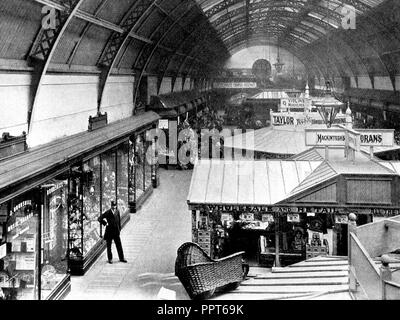 New Grainger Market, Newcastle upon Tyne early 1900s Stock Photo