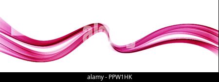 Abstract colorful vector background, color wave for design brochure, website, flyer. Stock Vector