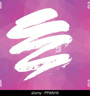Vector illustration. Background art polygon and ink spot Stock Vector
