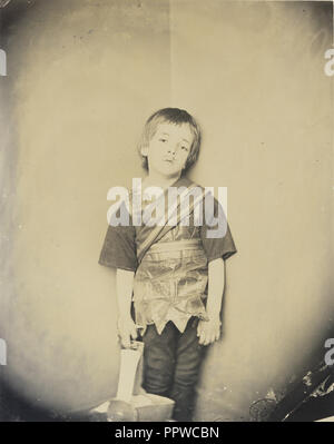 Achilles in His Tent; Lewis Carroll, British, 1832 - 1898, June 26, 1875; Albumen silver print Stock Photo