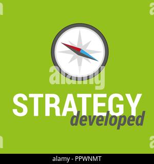 Develop the strategy of your business Stock Vector