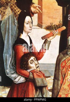 Bouts Justice Ordeal by Fire detail 2 Stock Photo - Alamy