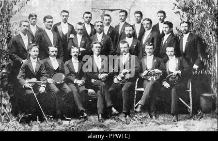 Boyan choir from Lviv in 1892. Stock Photo