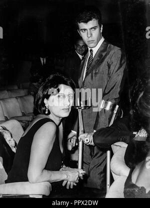 anna magnani with son luca, 1961 Stock Photo