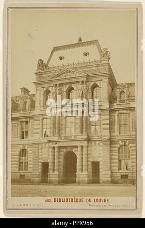 Bibliotheque du Louvre; Ernest Ladrey, French, active Paris, France 1860s, about 1880; Albumen silver print Stock Photo