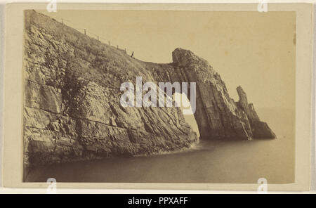 London Bridge - Torquay; Way & Sons; 1865 - 1870; Albumen silver print Stock Photo