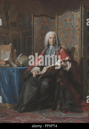 Gabriel Bernard de Rieux by MauriceQuentin de La Tour, French, Circa